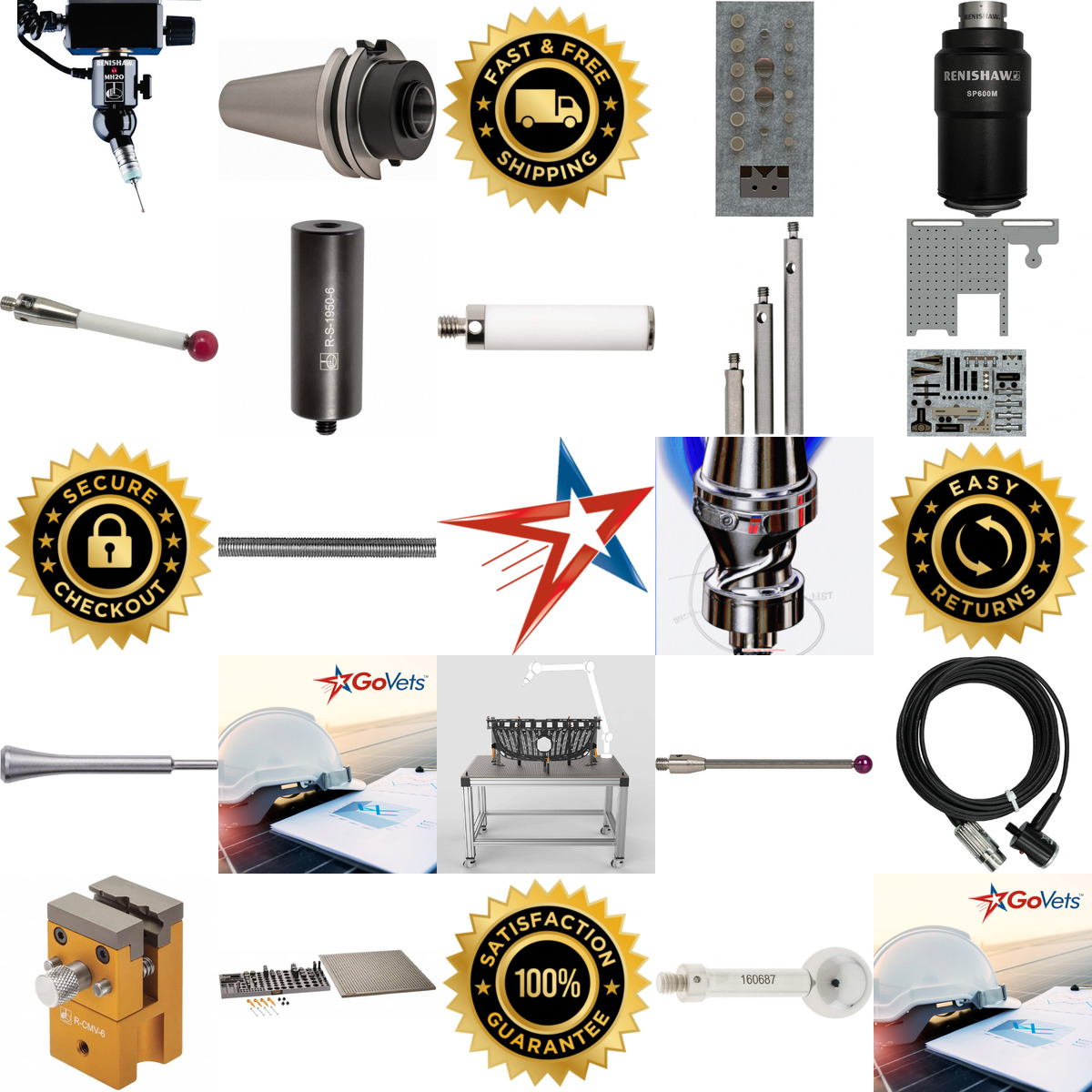 A selection of Coordinate Measuring Machine Tools products on GoVets