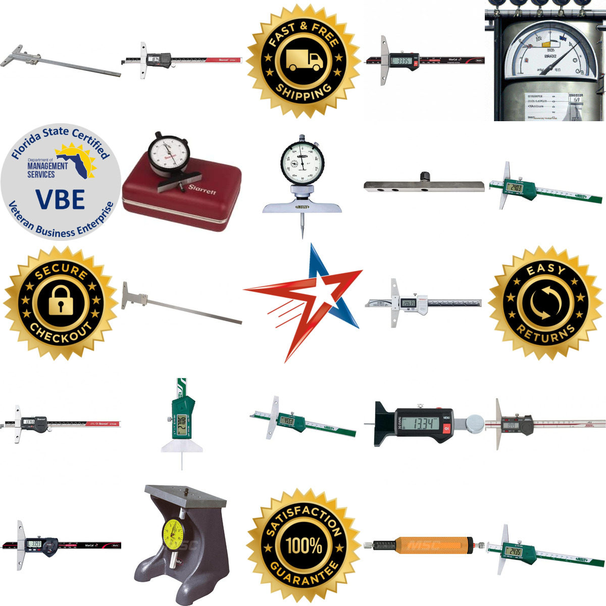 A selection of Depth Gages products on GoVets
