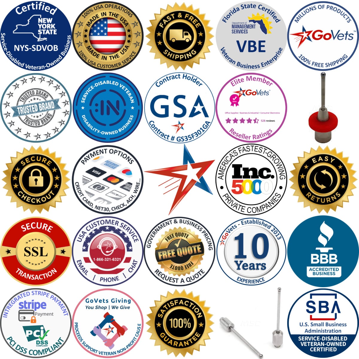 Millions of Products A selection of Edm Measuring Probe Accessories products on GoVets