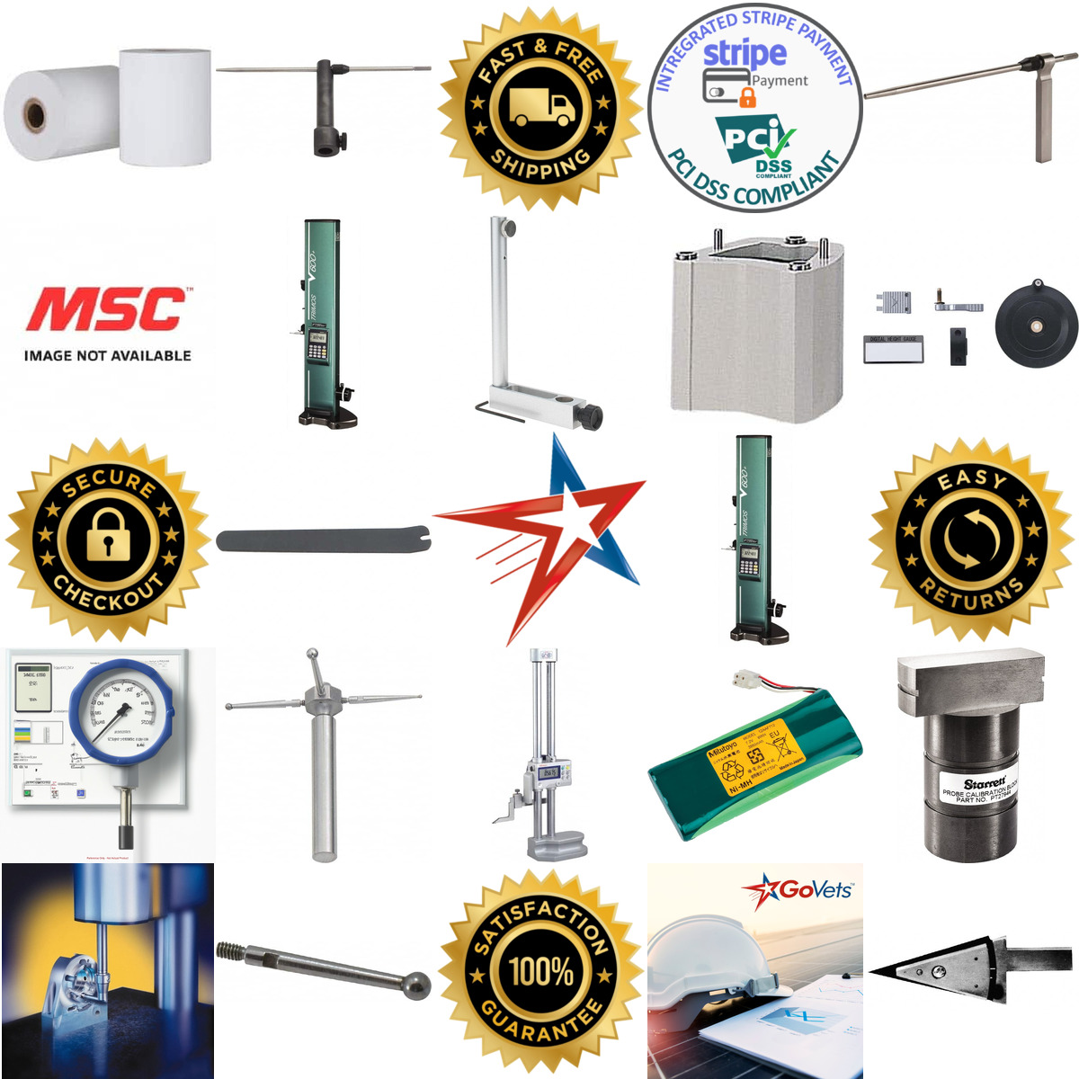 A selection of Height Gage Accessories products on GoVets