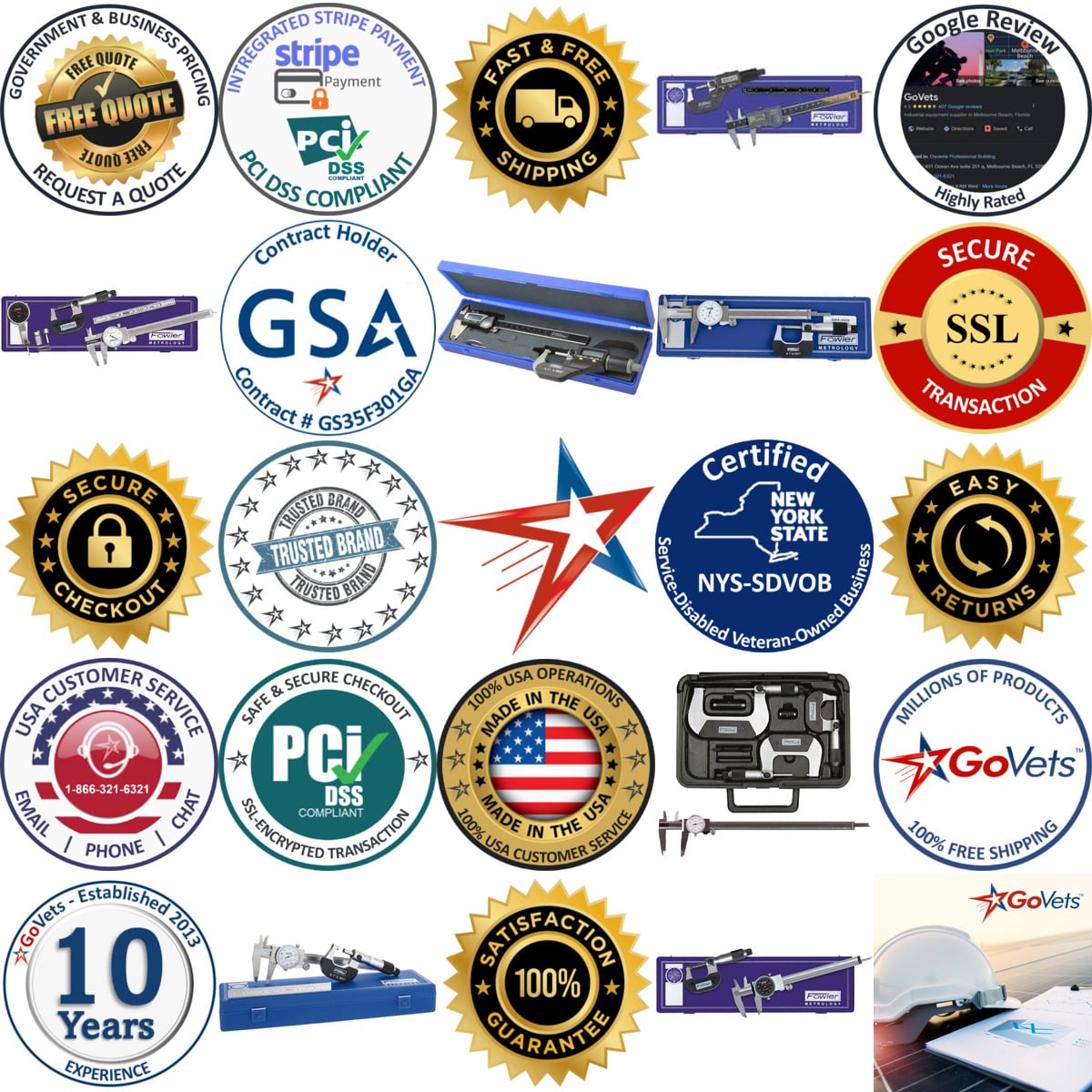 Millions of Products A selection of Fowler products on GoVets