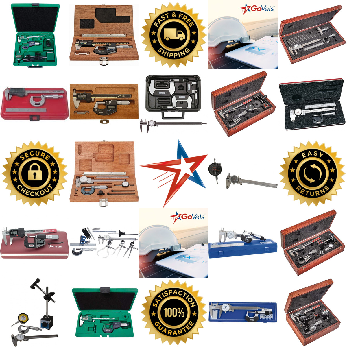 A selection of Machinist Caliper and Micrometer Tool Kits products on GoVets