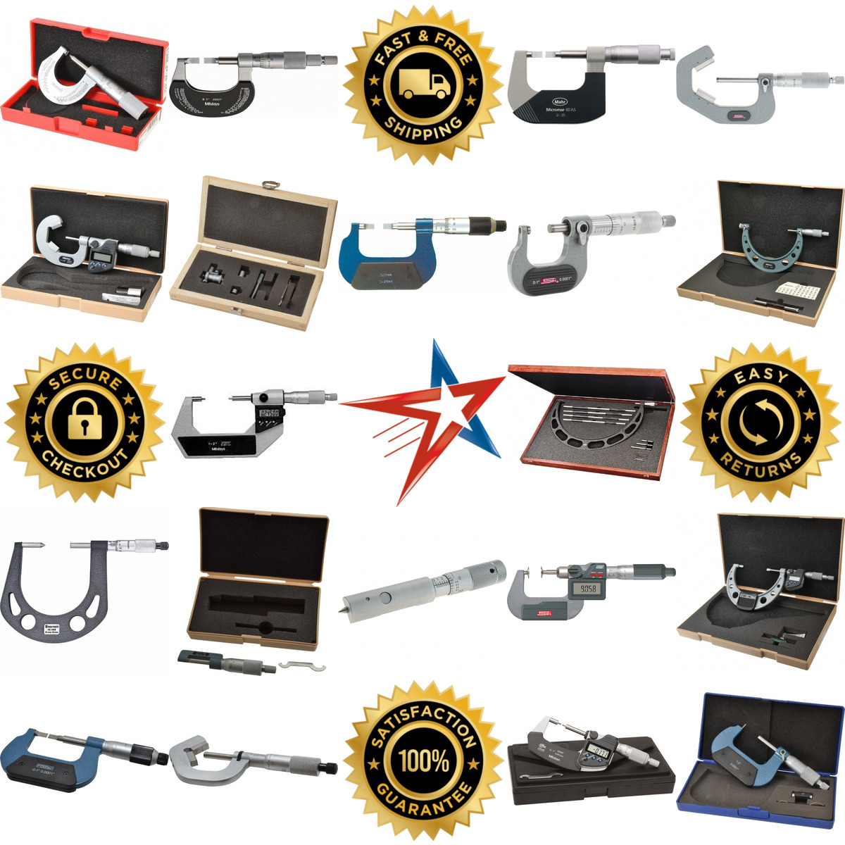 A selection of Specialty Micrometers products on GoVets