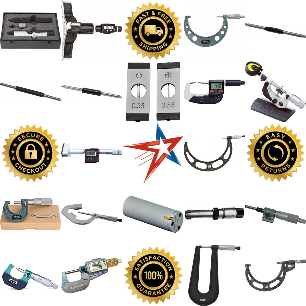 Millions of Products A selection of Micrometers products on GoVets