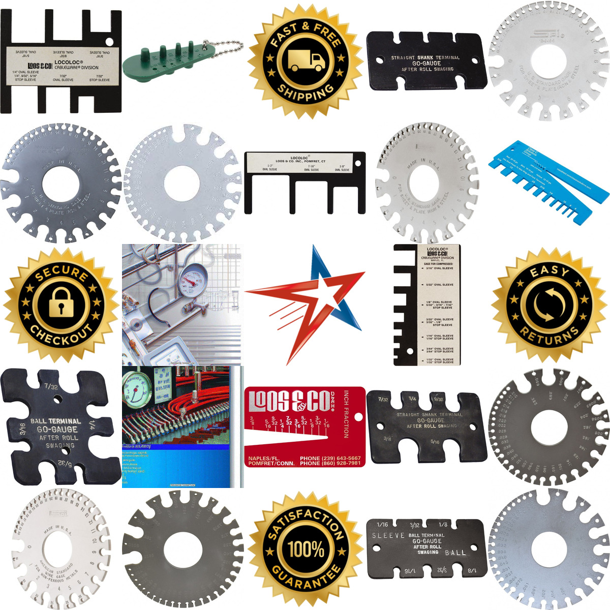 A selection of Wire and Sheet Metal Gages products on GoVets