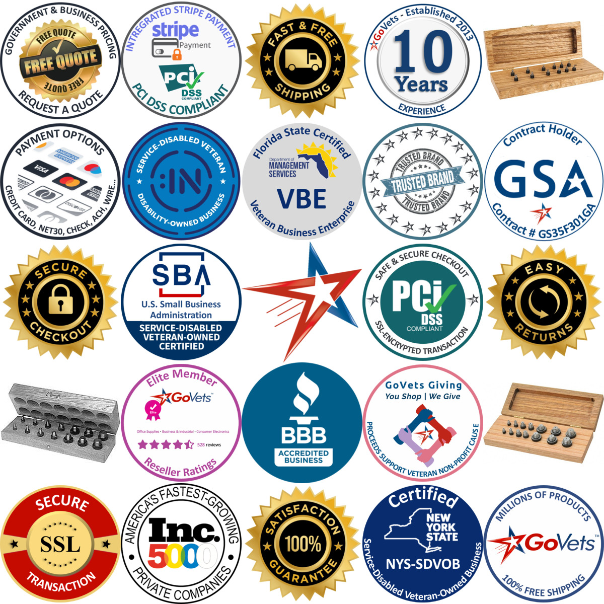 Millions of Products A selection of Tapped Hole Location Gage Sets products on GoVets