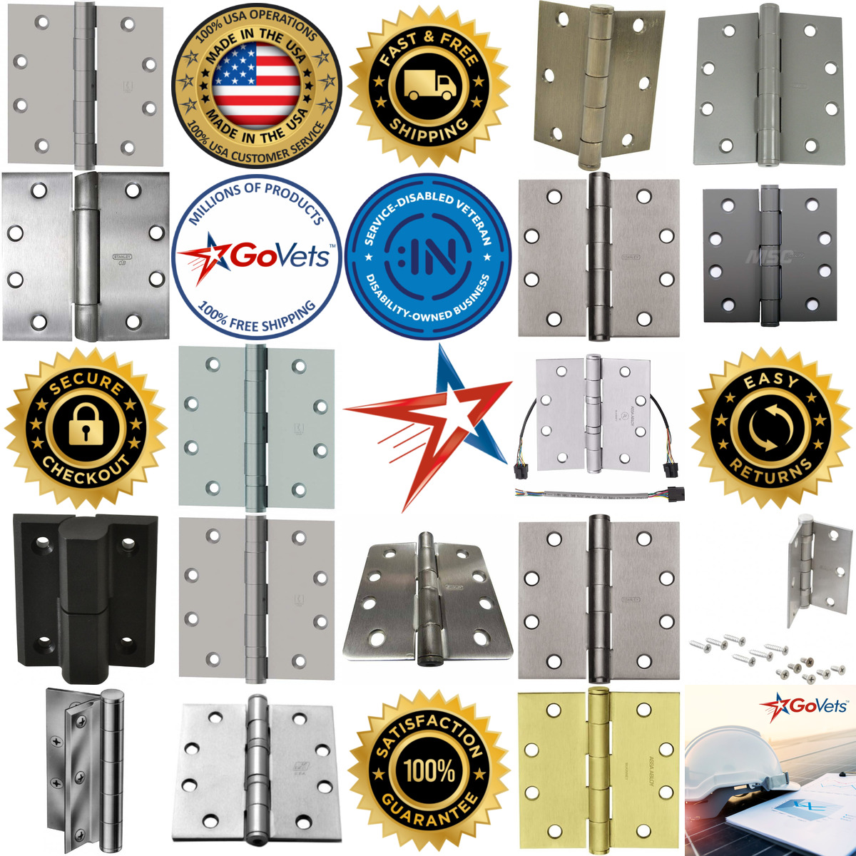 A selection of Commercial Hinges products on GoVets