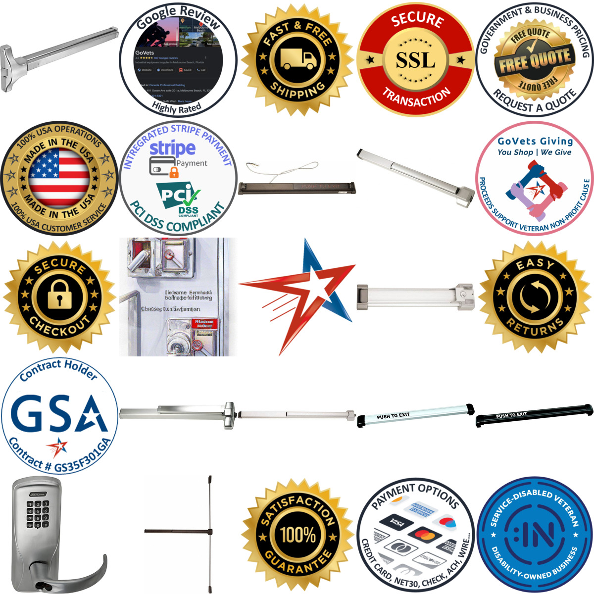 A selection of Electromagnet Lock Accessories products on GoVets
