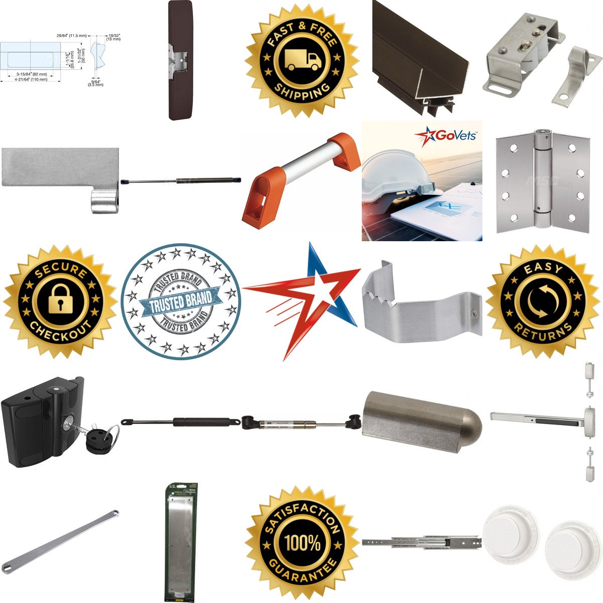 A selection of Door Lid and Drawer Hardware products on GoVets