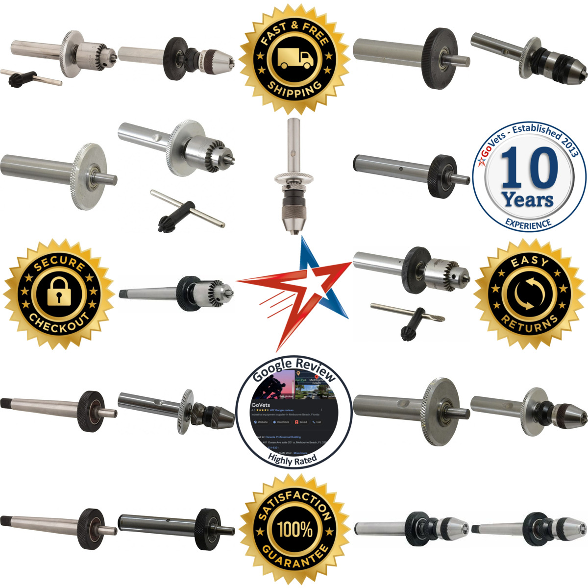A selection of Micro Drill Chuck Adapters products on GoVets