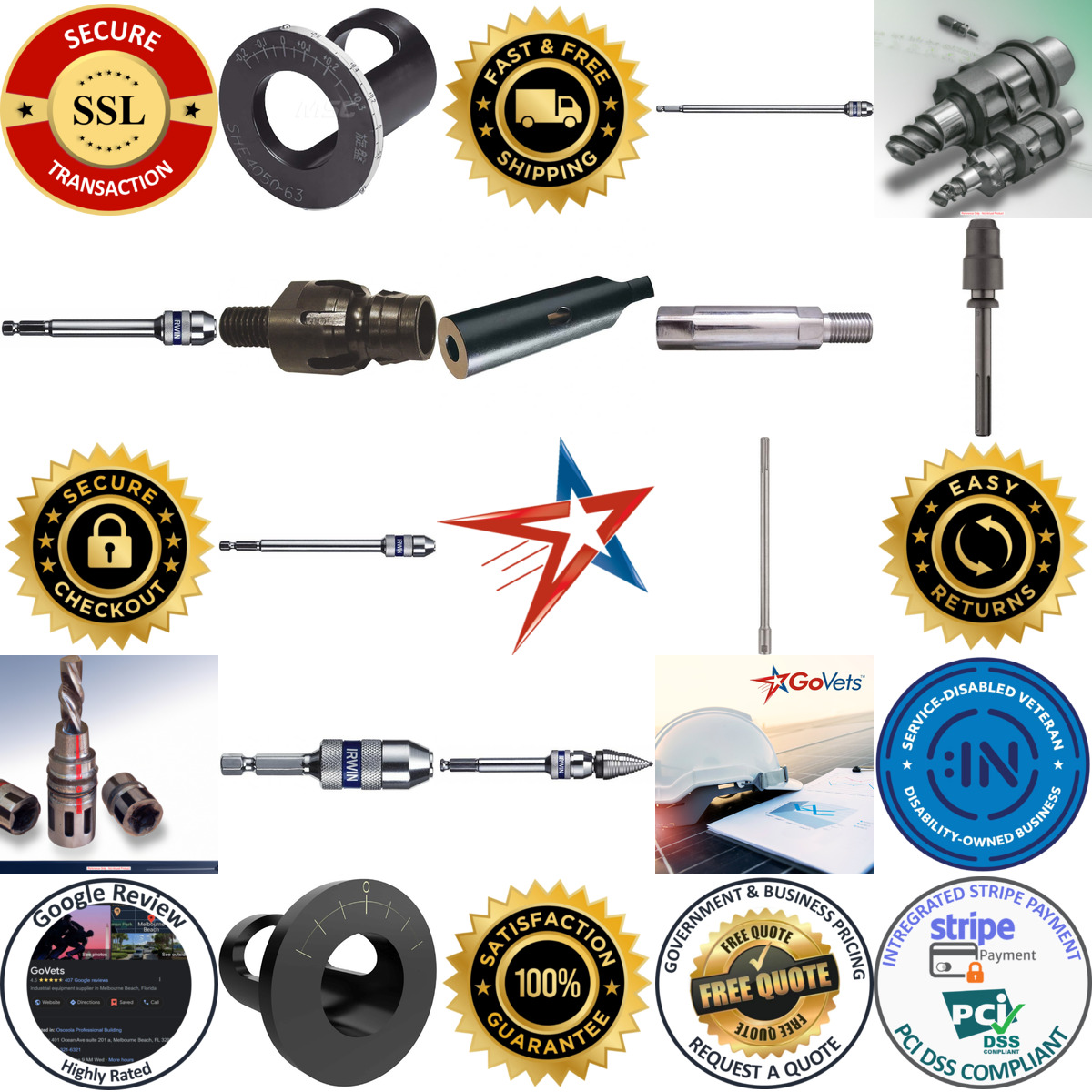 A selection of Drill Bit Adapters products on GoVets