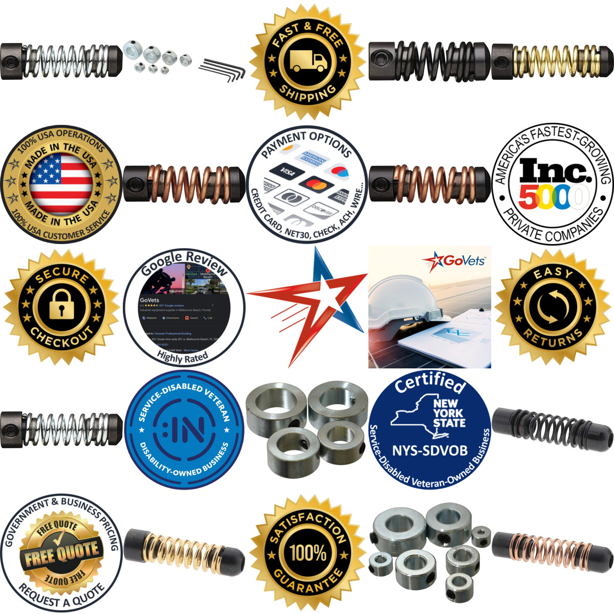 A selection of Drill Stops products on GoVets