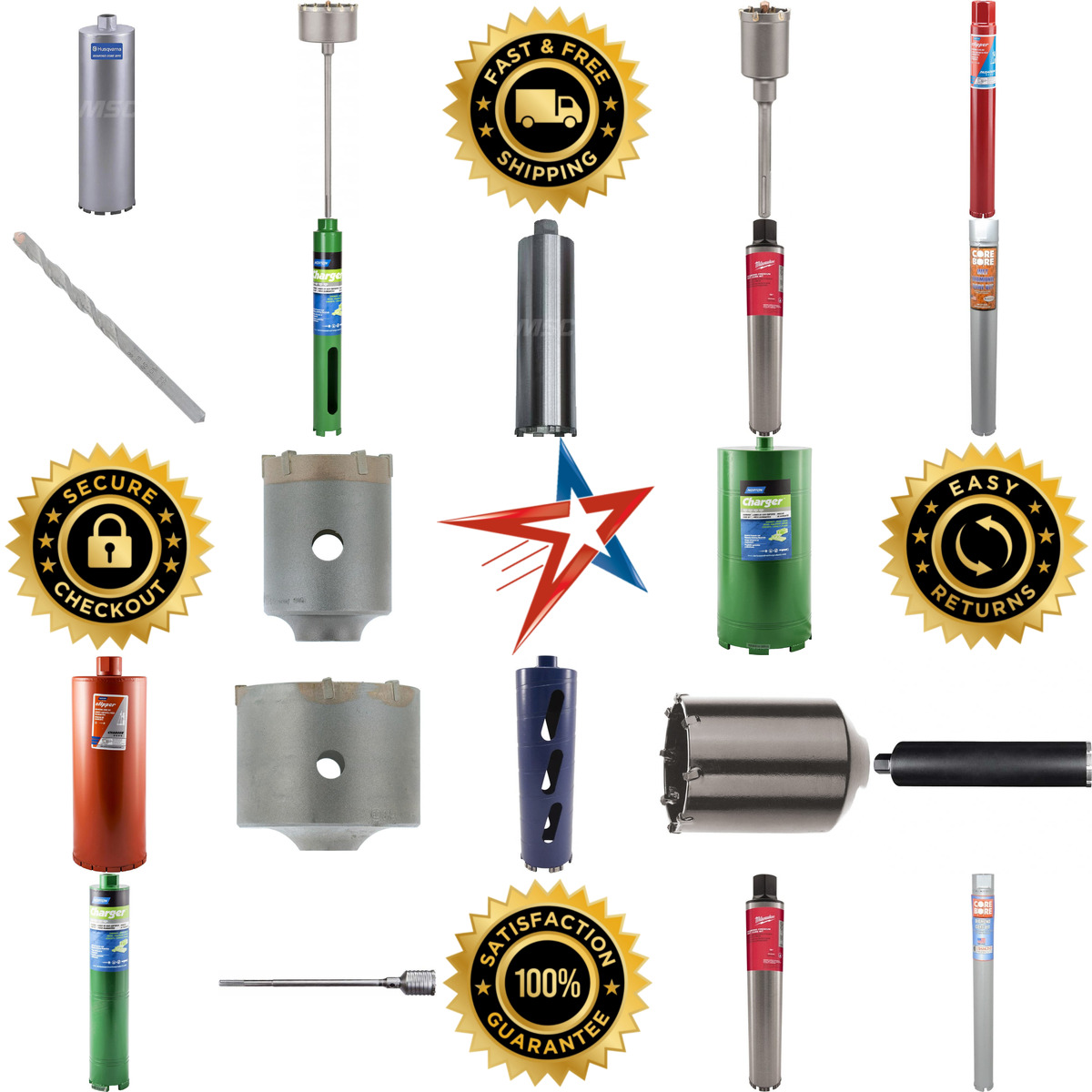 A selection of Core Bits products on GoVets