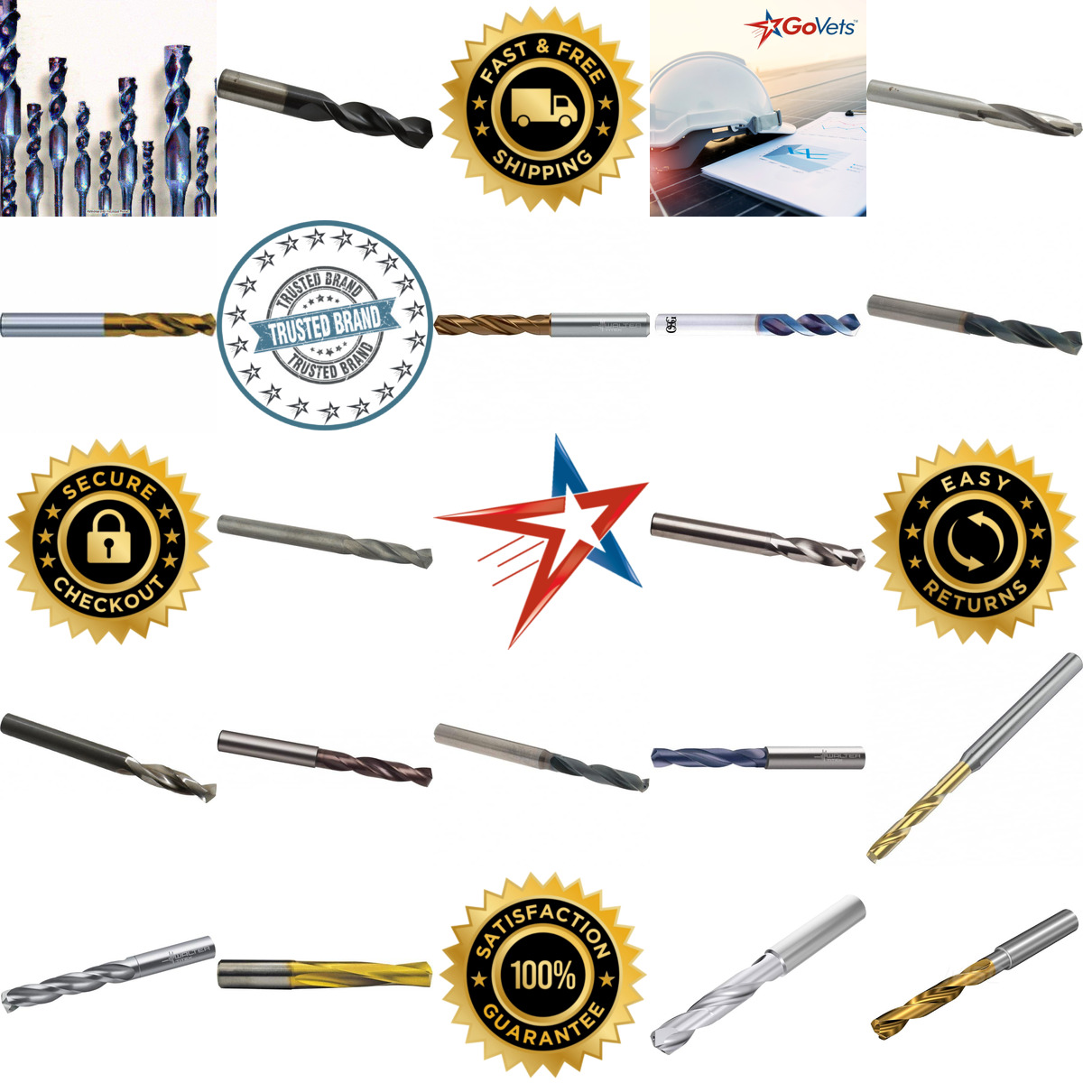 A selection of Screw Machine Length Drill Bits products on GoVets
