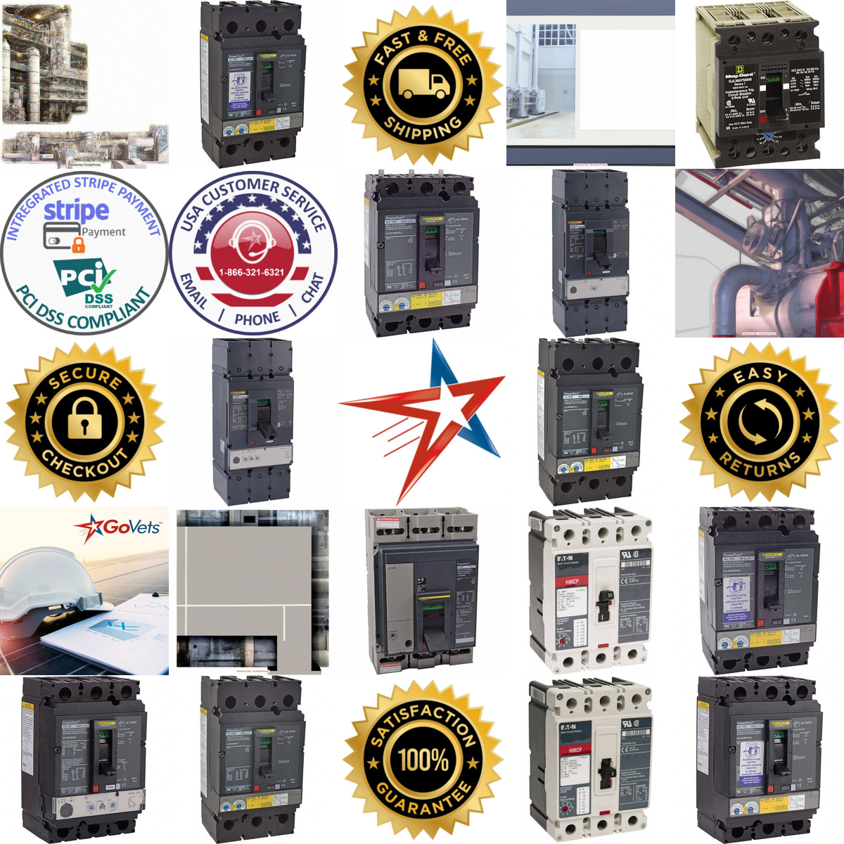 Millions of Products A selection of Motor Circuit Protectors products on GoVets