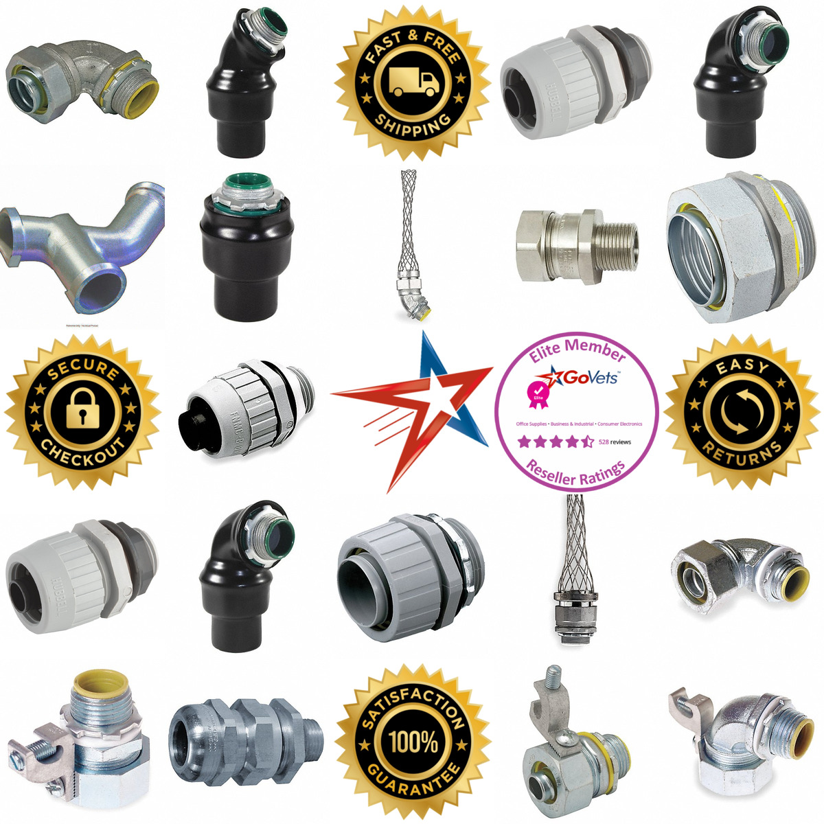 A selection of Liquid Tight Conduit Fittings products on GoVets