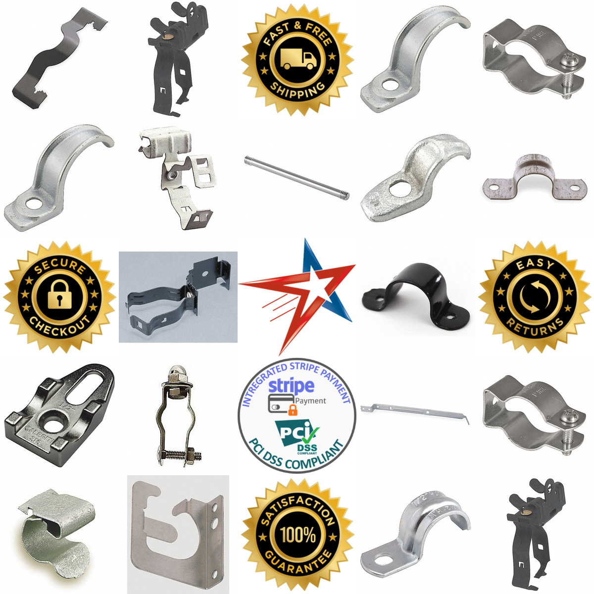 A selection of Conduit and Cable Hangers products on GoVets