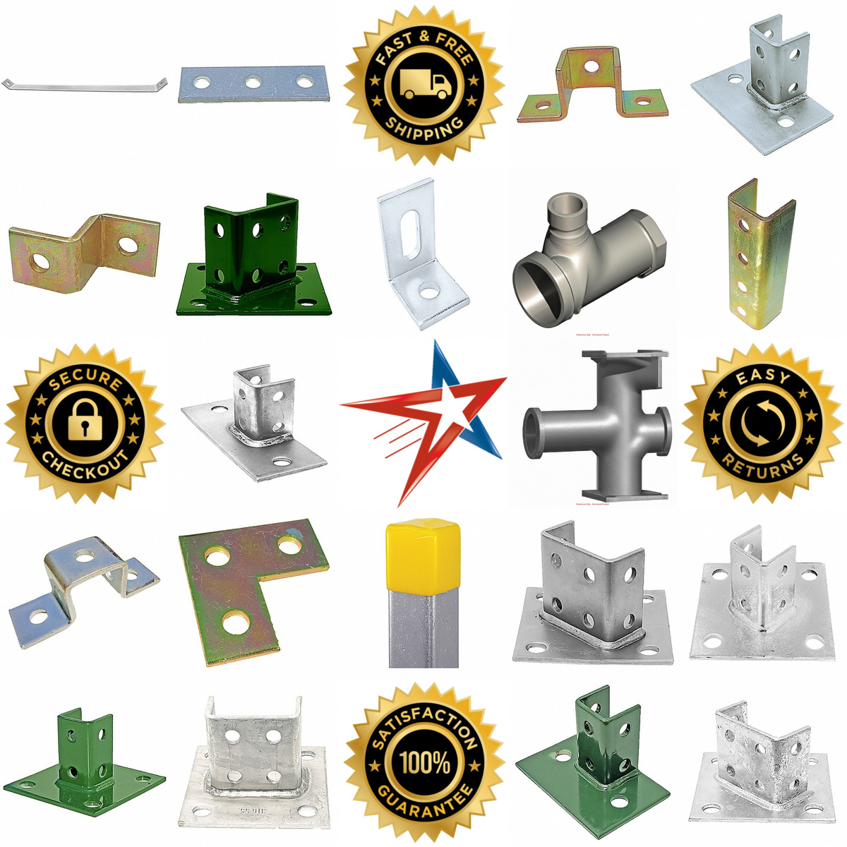 A selection of Strut Channel Fittings products on GoVets
