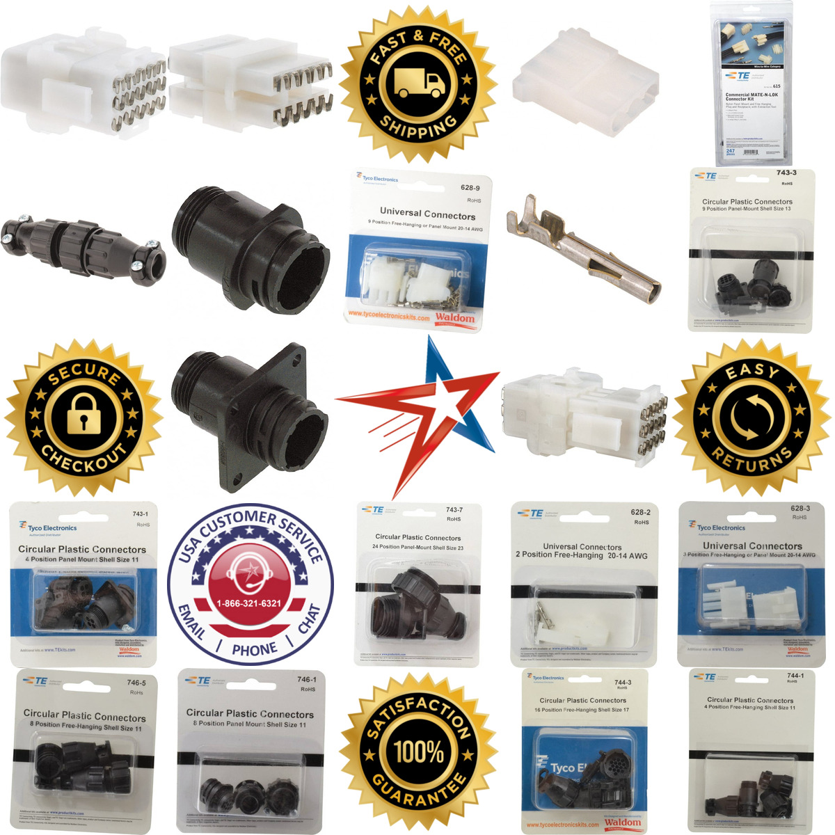 Millions of Products A selection of Tyco Amp products on GoVets