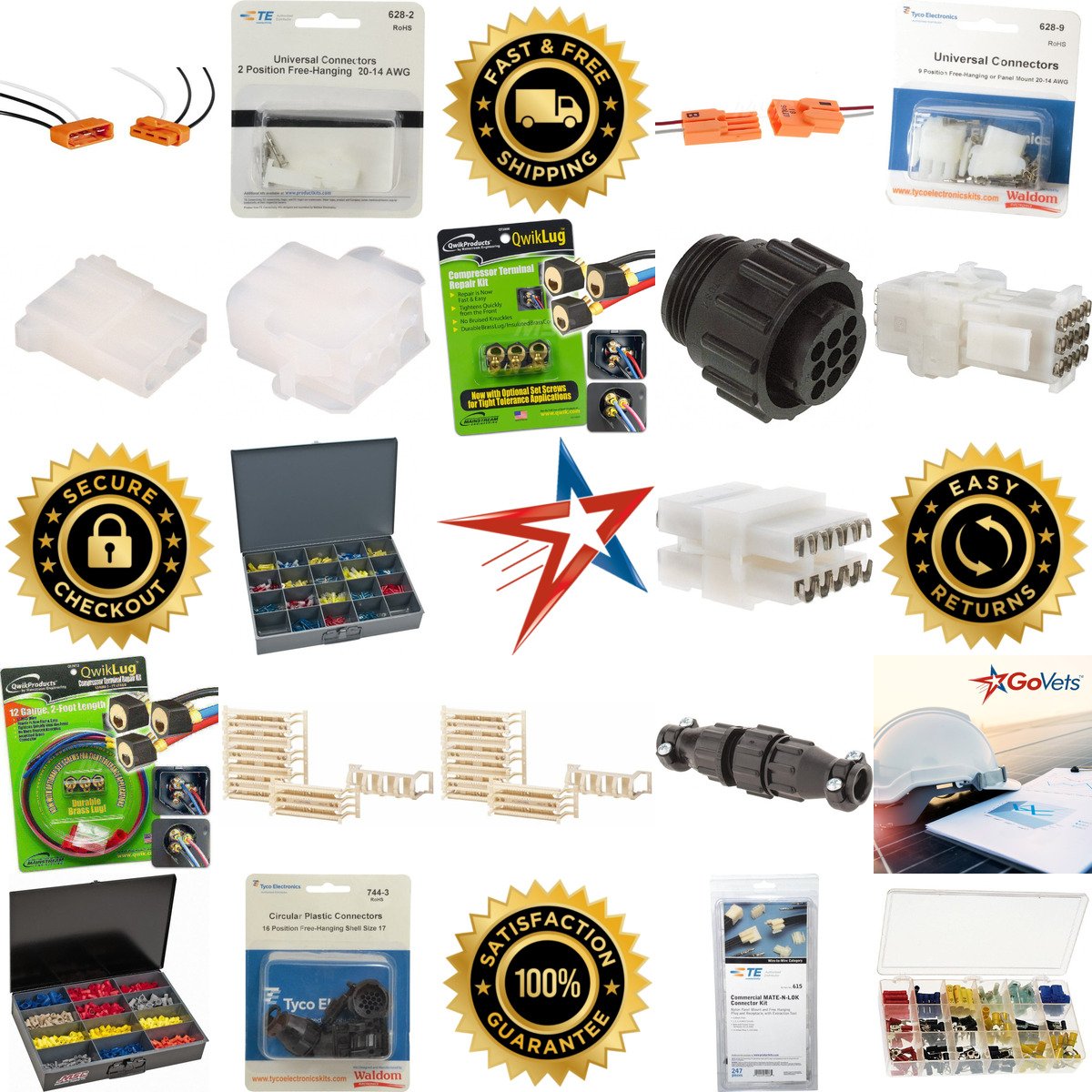 A selection of Wire Connector and Terminal Kits products on GoVets