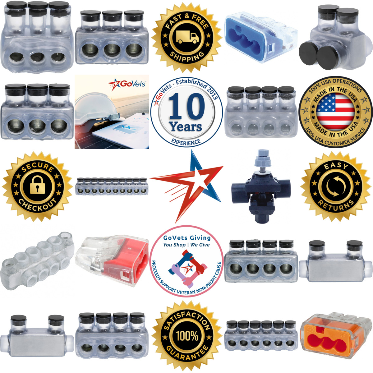 A selection of Push in Wire Connectors products on GoVets