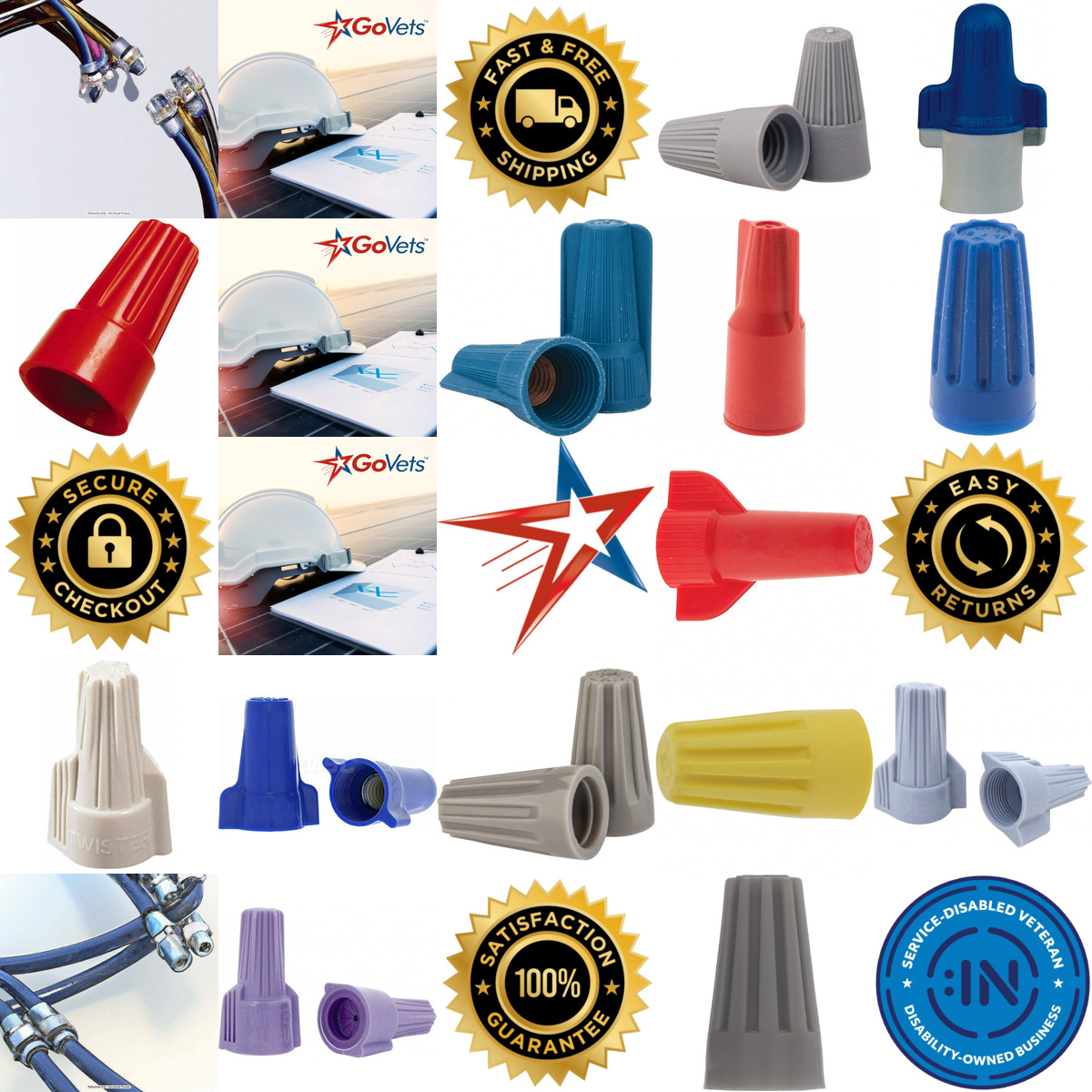 A selection of Twist on Wire Connectors products on GoVets