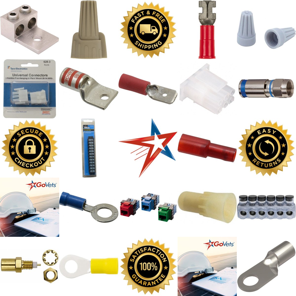 A selection of Electrical Connectors products on GoVets