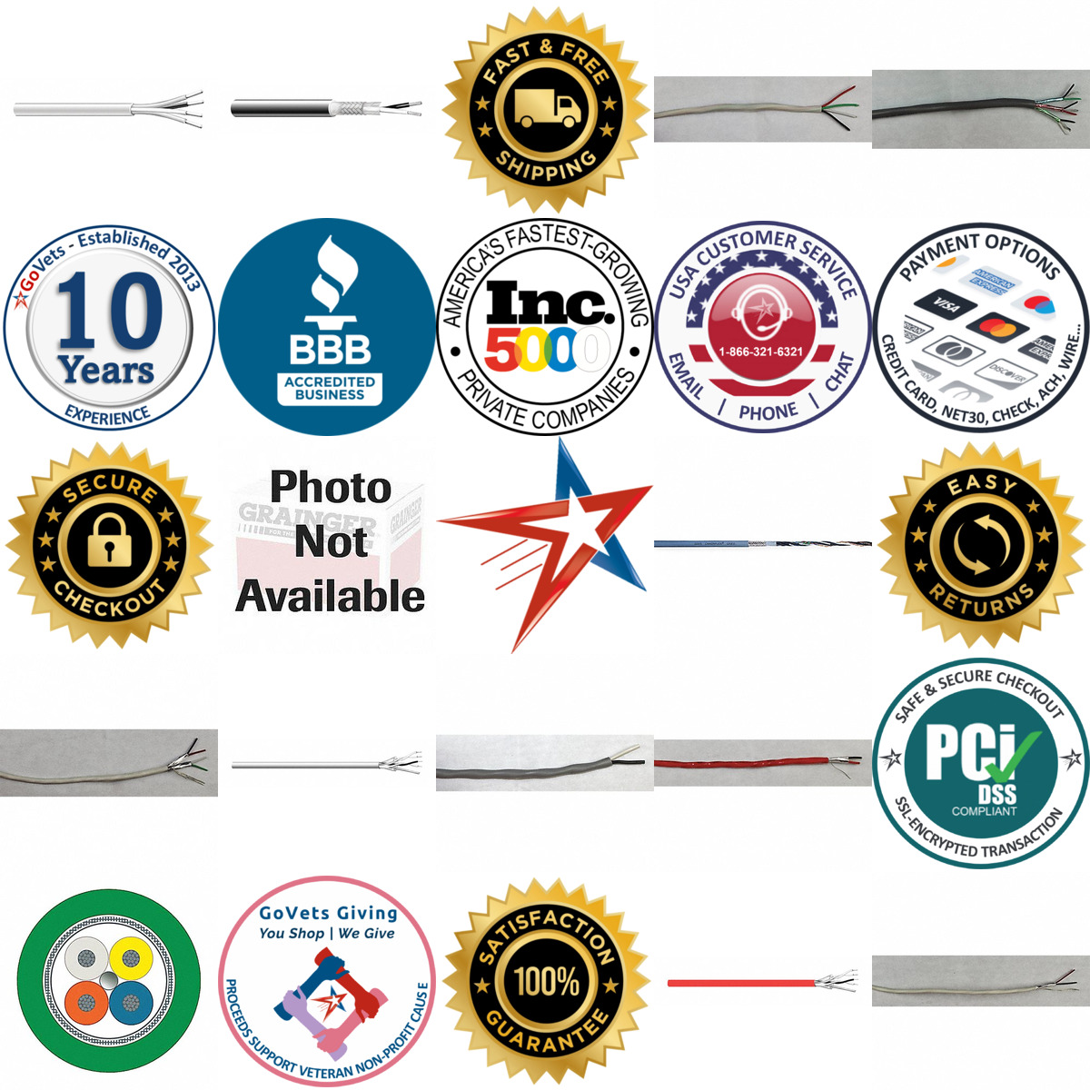 A selection of Communication Cables products on GoVets