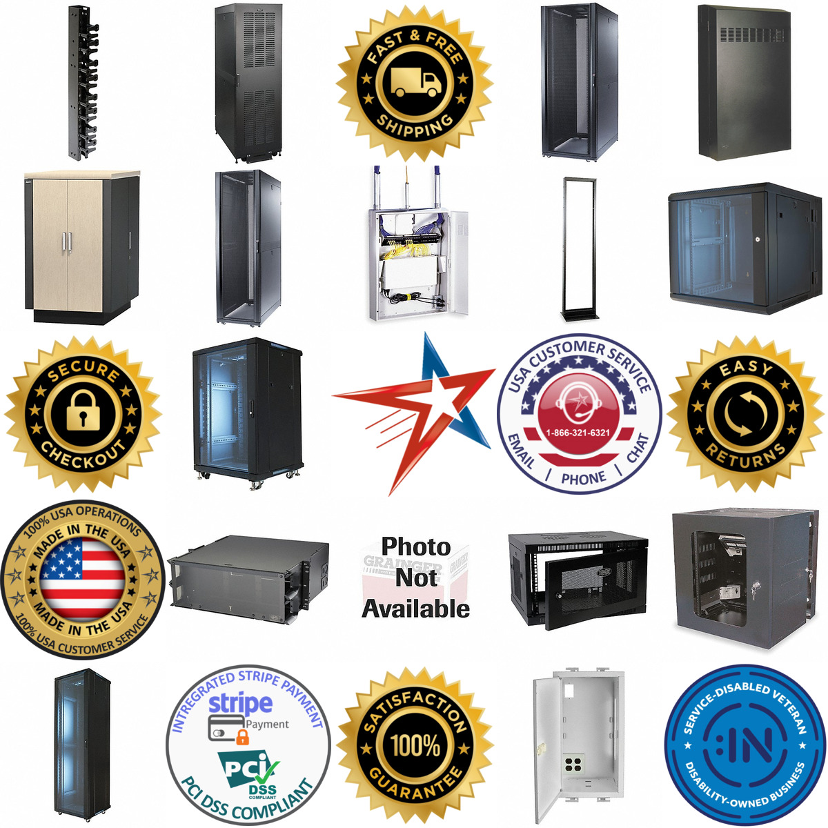 A selection of Voice and Data Communication Cabinets products on GoVets