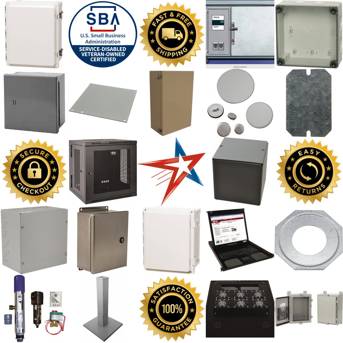 A selection of Electrical Enclosures and Accessories products on GoVets