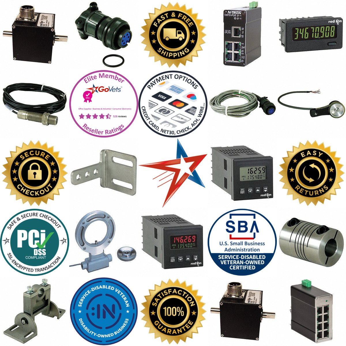 A selection of Encoders products on GoVets