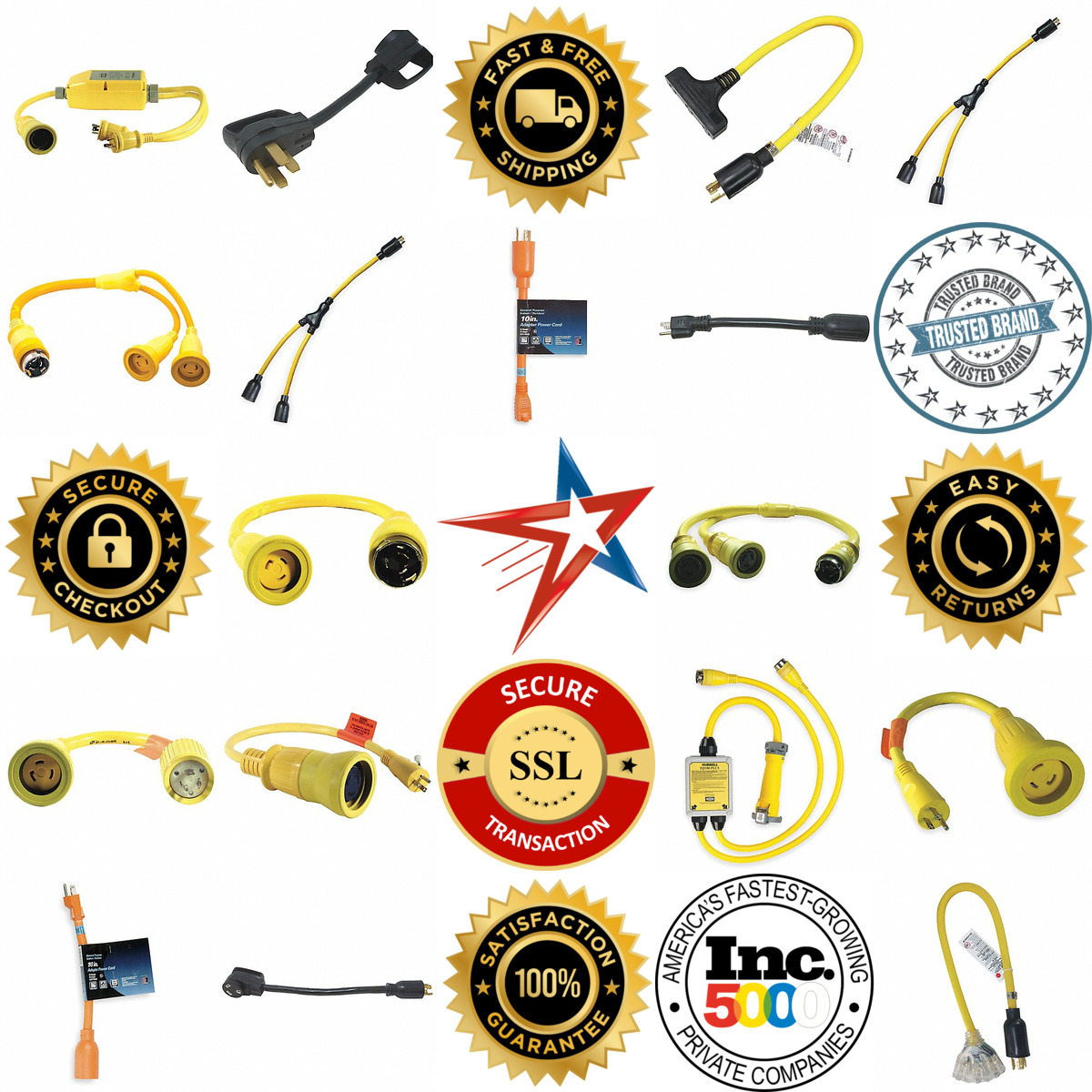 A selection of Extension Cord Adapters products on GoVets