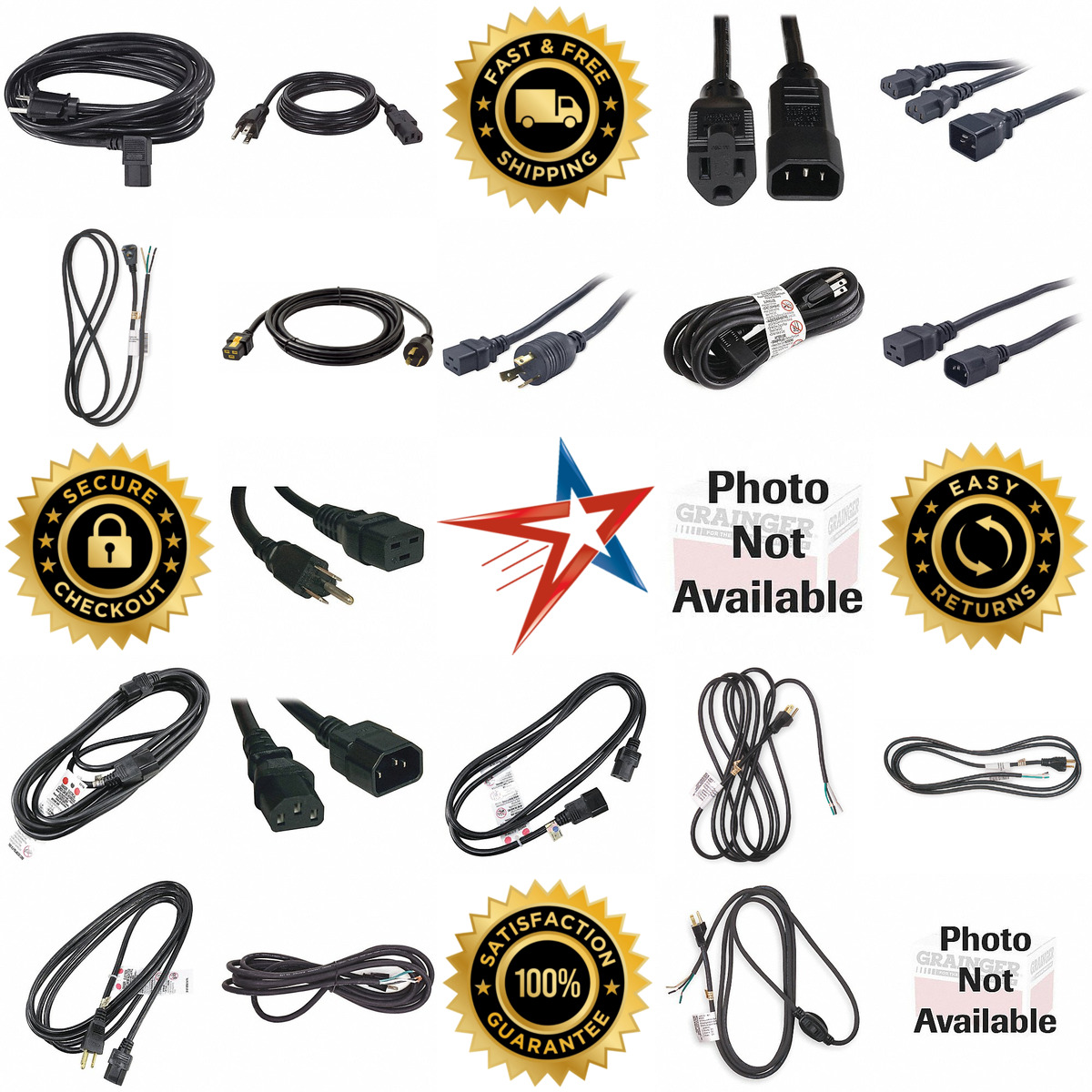 A selection of Power Supply Cords products on GoVets