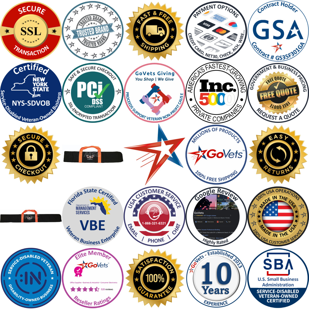 A selection of Eagle Tool us products on GoVets