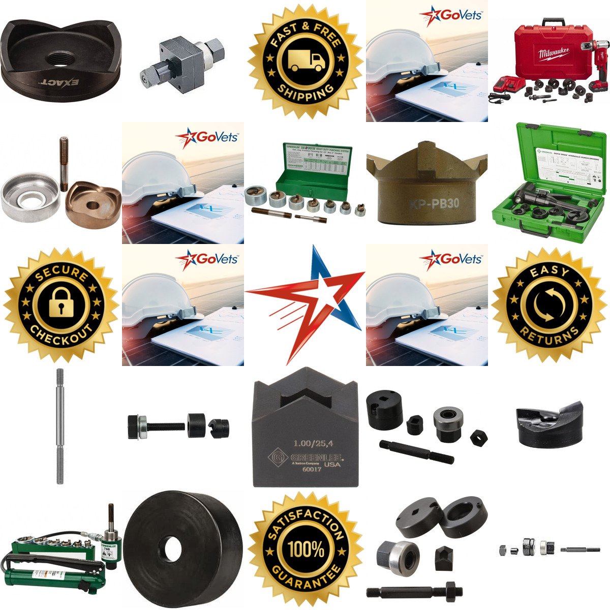 A selection of Electricians Punches and Dies products on GoVets