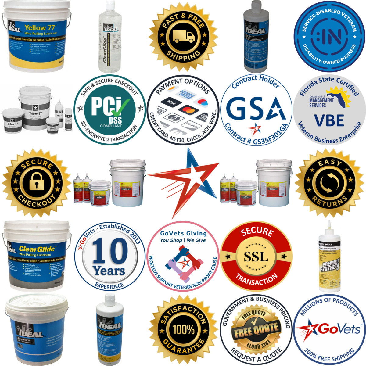 A selection of Wire Pulling Lubricants products on GoVets