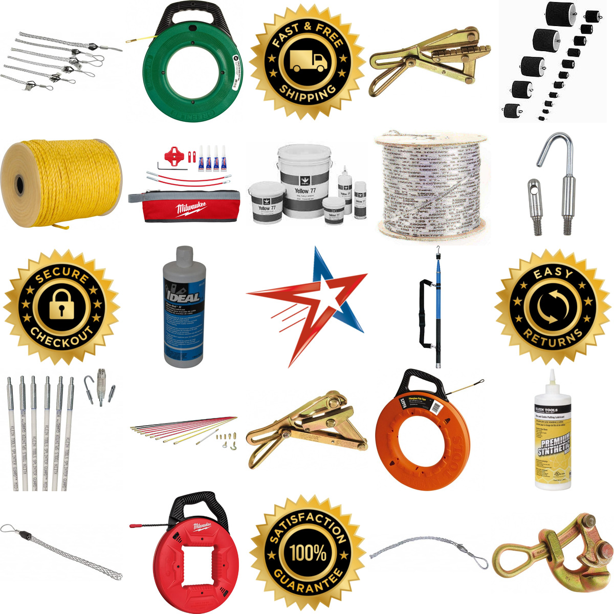 Millions of Products A selection of Wire Pulling Tools products on GoVets