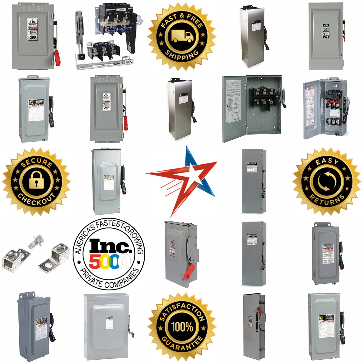 A selection of Safety and Disconnect Switches products on GoVets