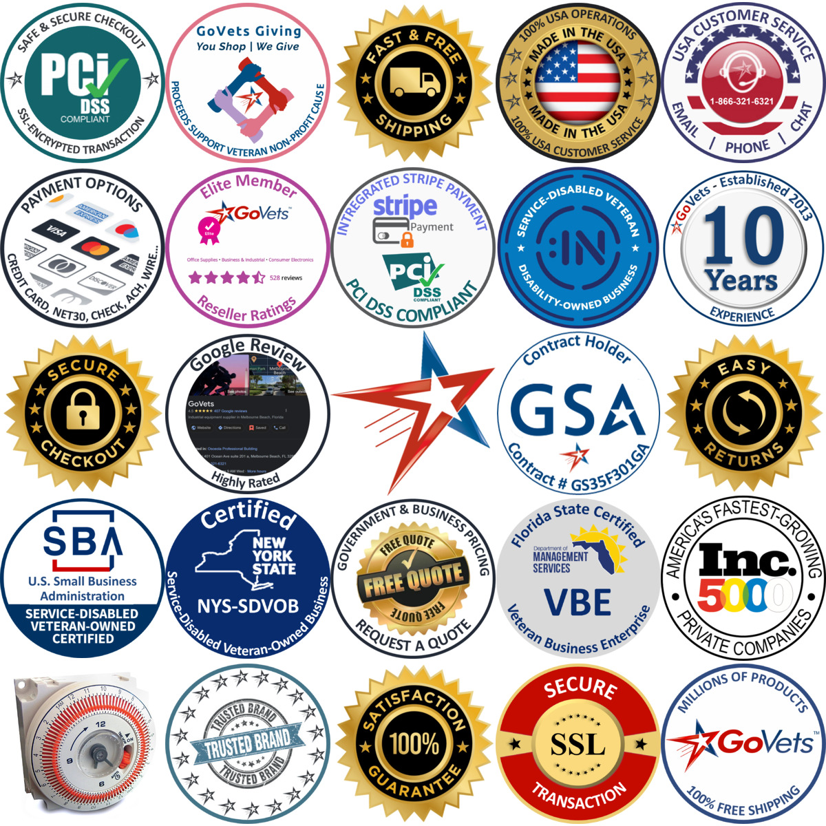 A selection of Trumeter products on GoVets