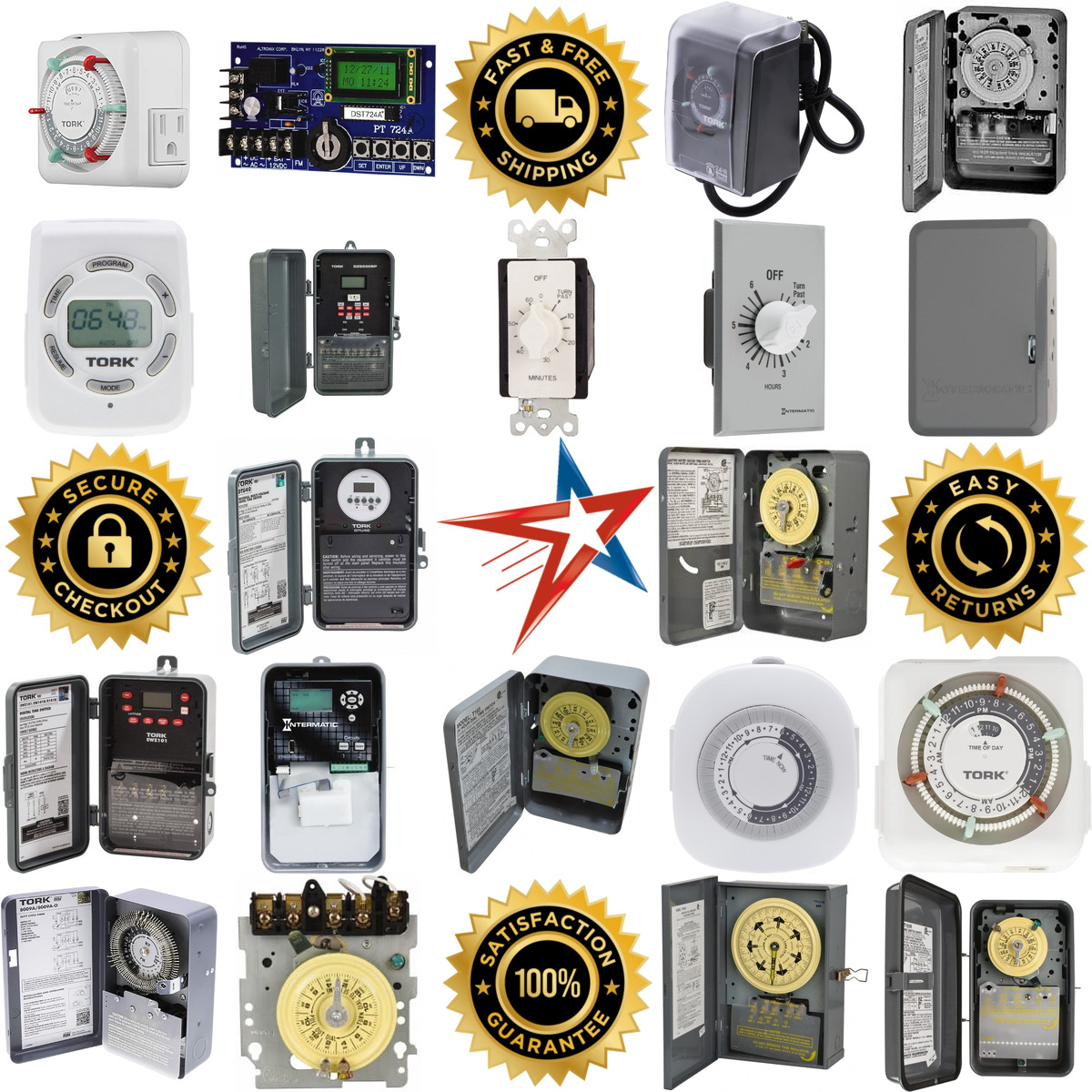 A selection of Electrical Timers and Timer Switches products on GoVets