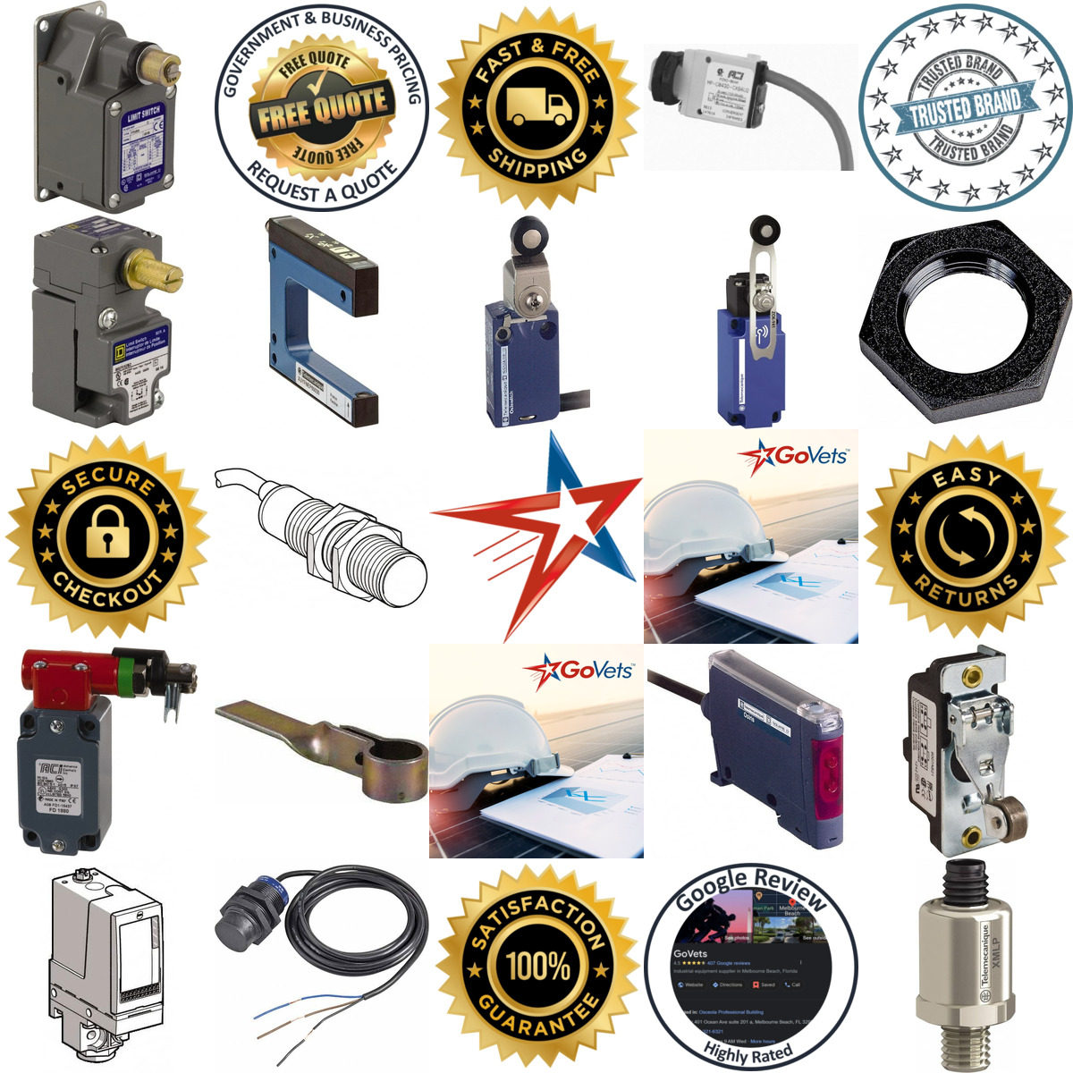 A selection of Sensors products on GoVets
