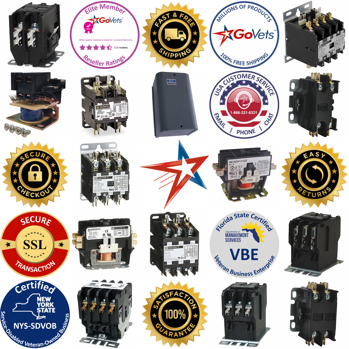 A selection of Definite Purpose Magnetic Contactors products on GoVets