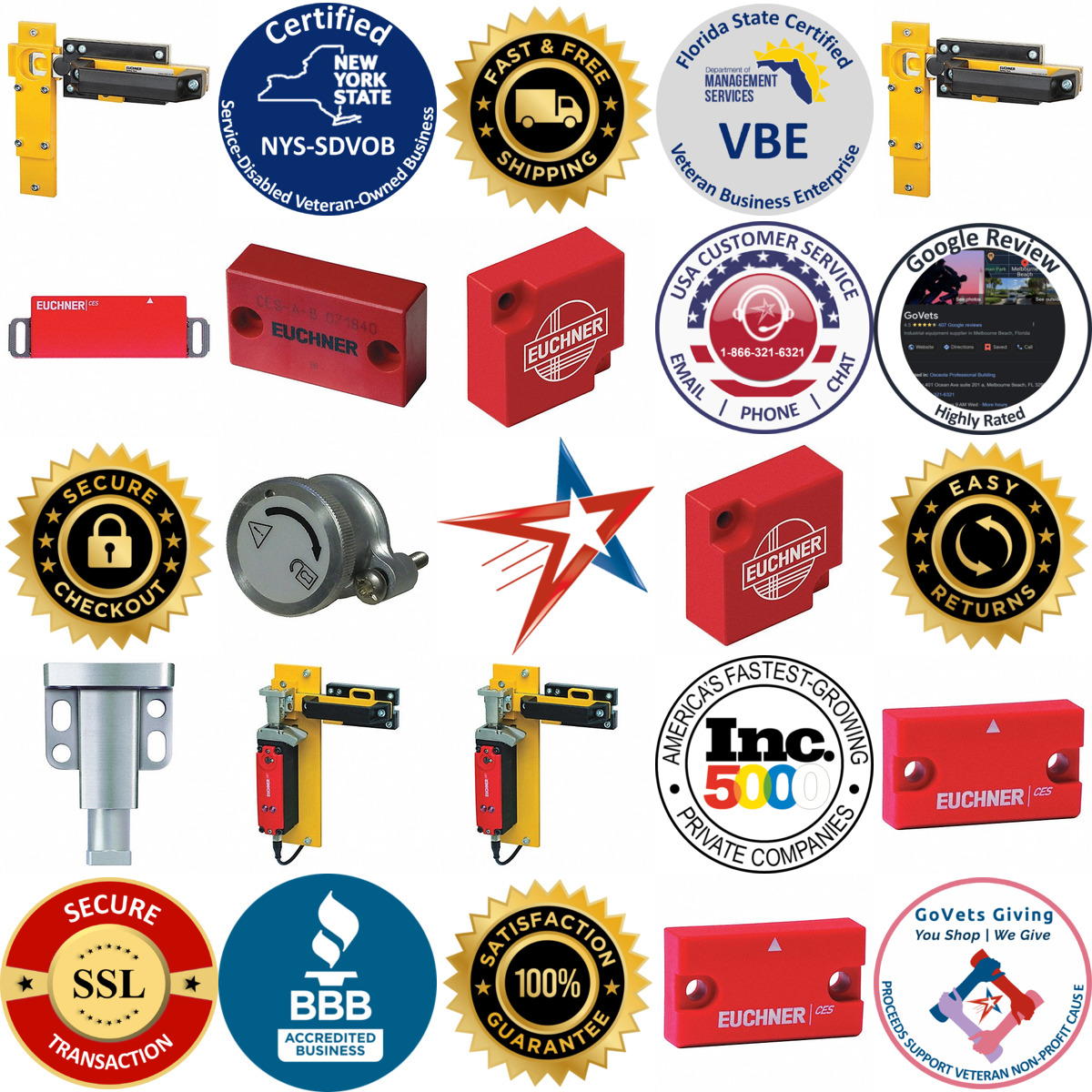 A selection of Non Contact Safety Switch Actuators products on GoVets