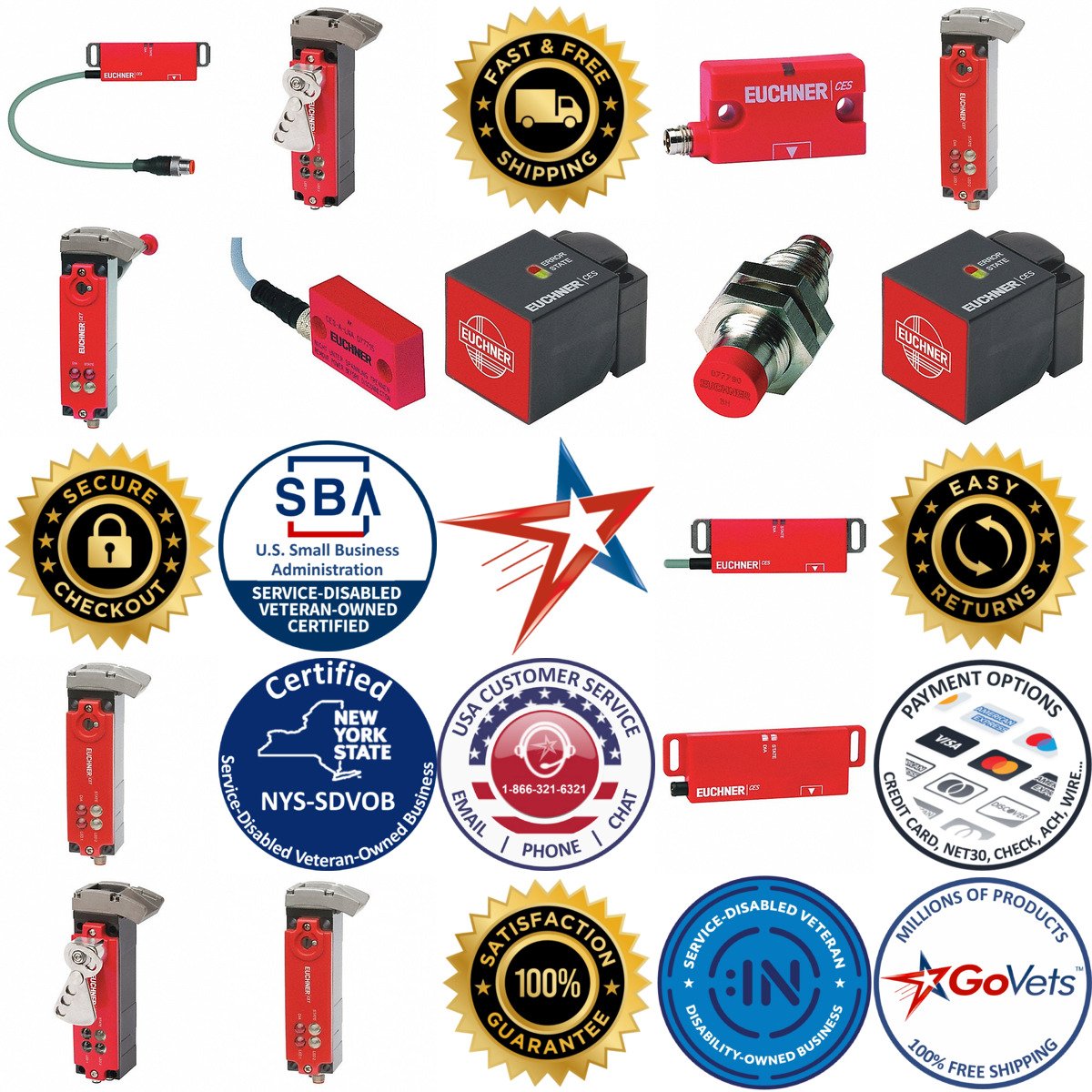 A selection of Non Contact Safety Switches products on GoVets