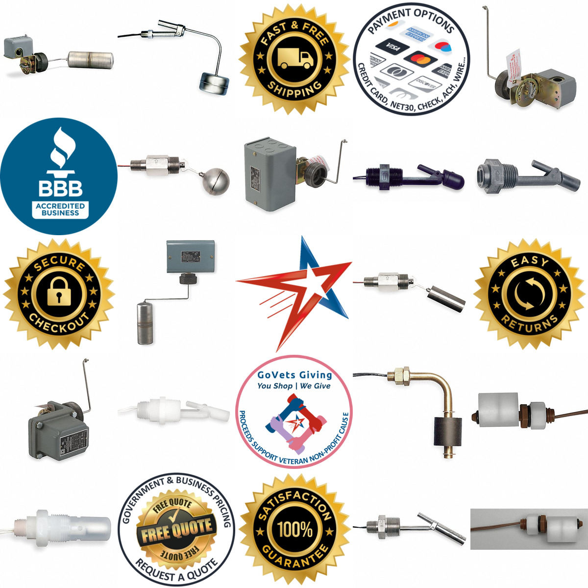 A selection of Side Mount Closed Tank Level Switches products on GoVets