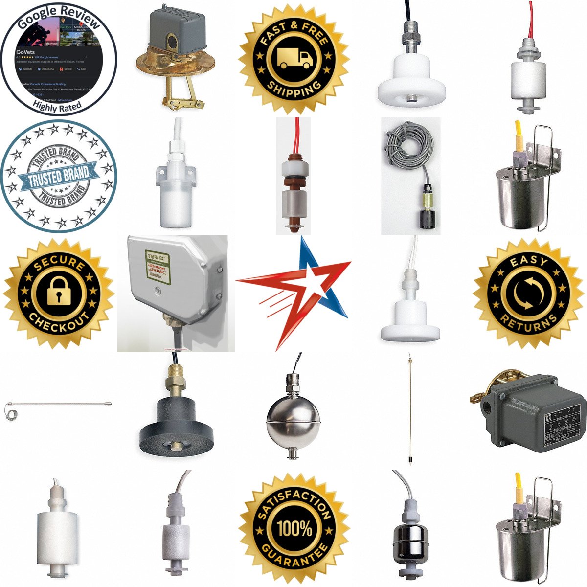 A selection of Vertical Mount Closed Tank Level Switch products on GoVets