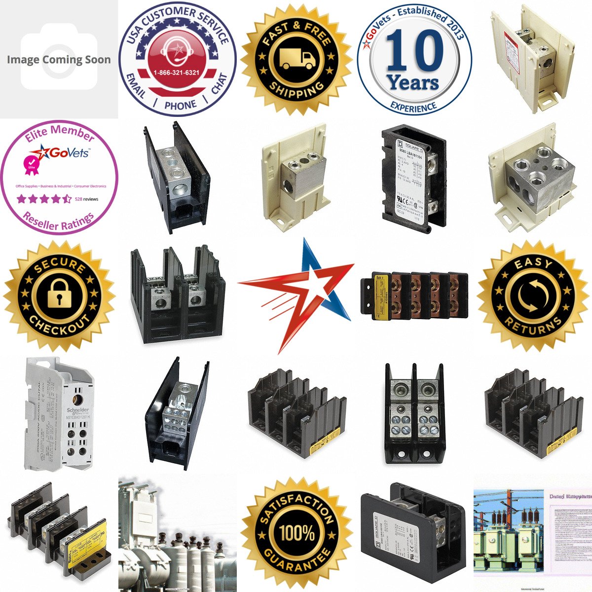 A selection of Power Distribution Blocks products on GoVets