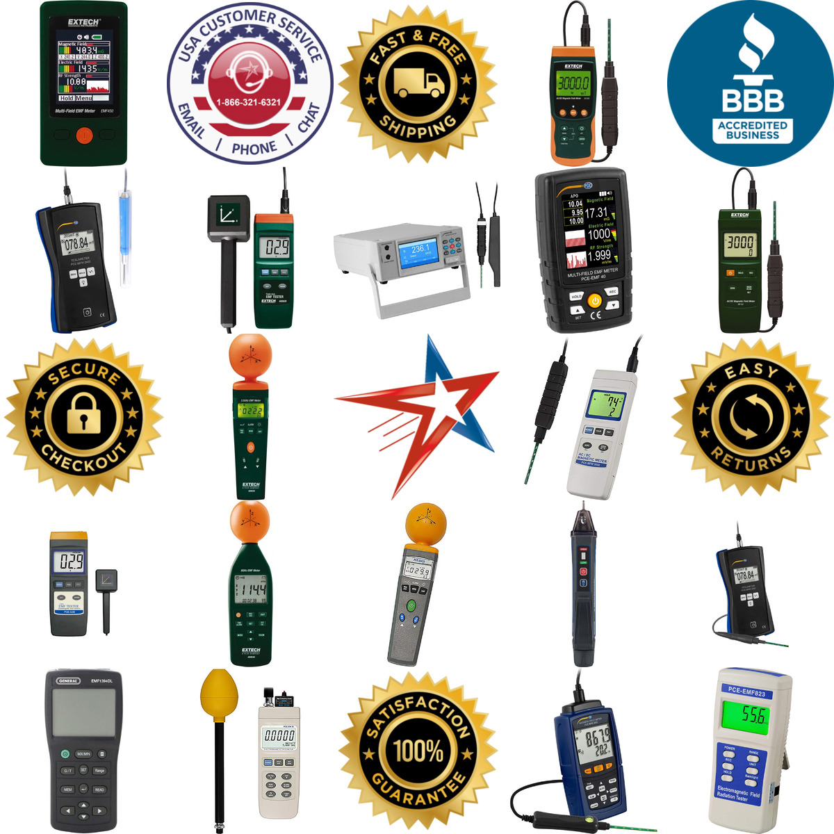 A selection of Emf Meters products on GoVets