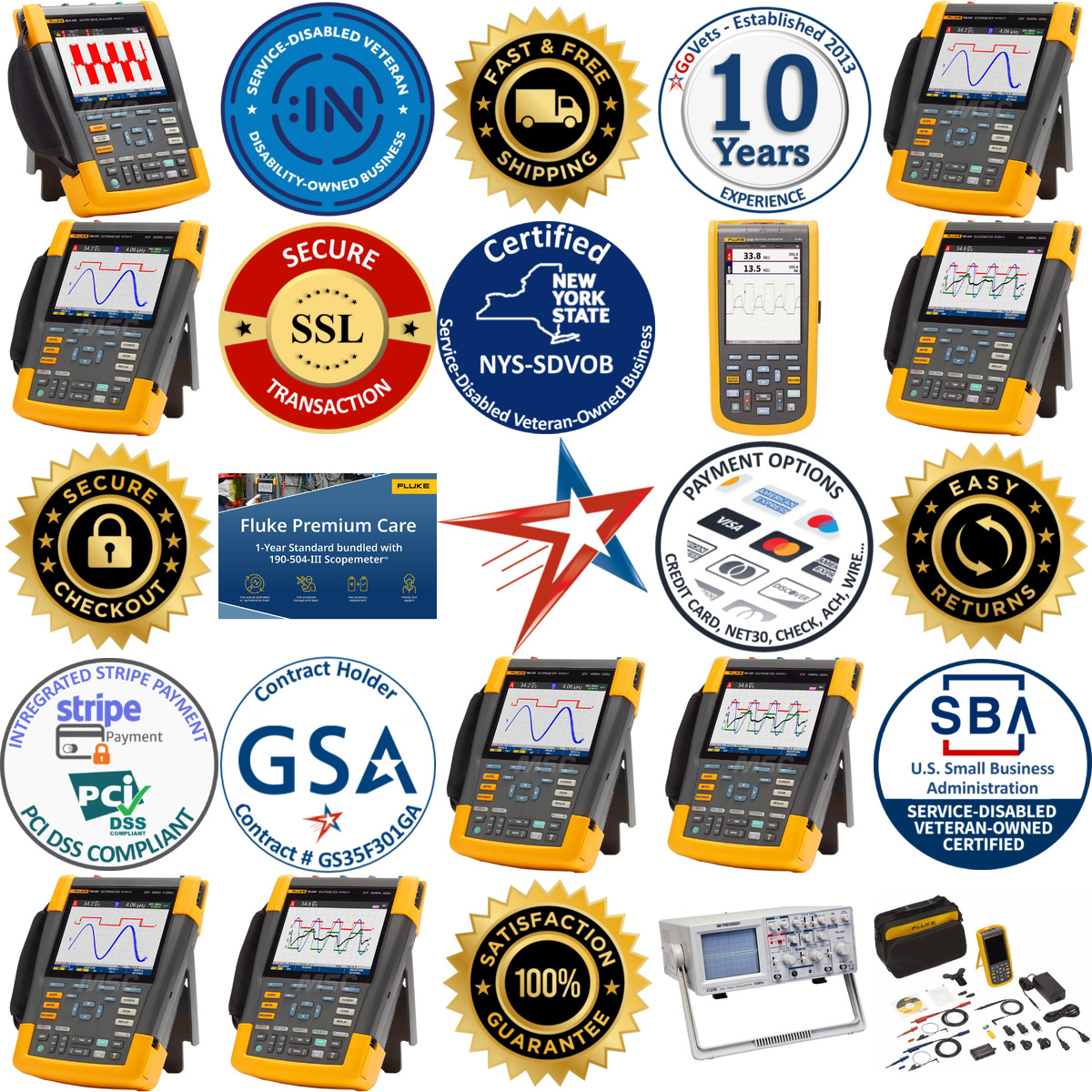 Millions of Products A selection of Oscilloscopes products on GoVets