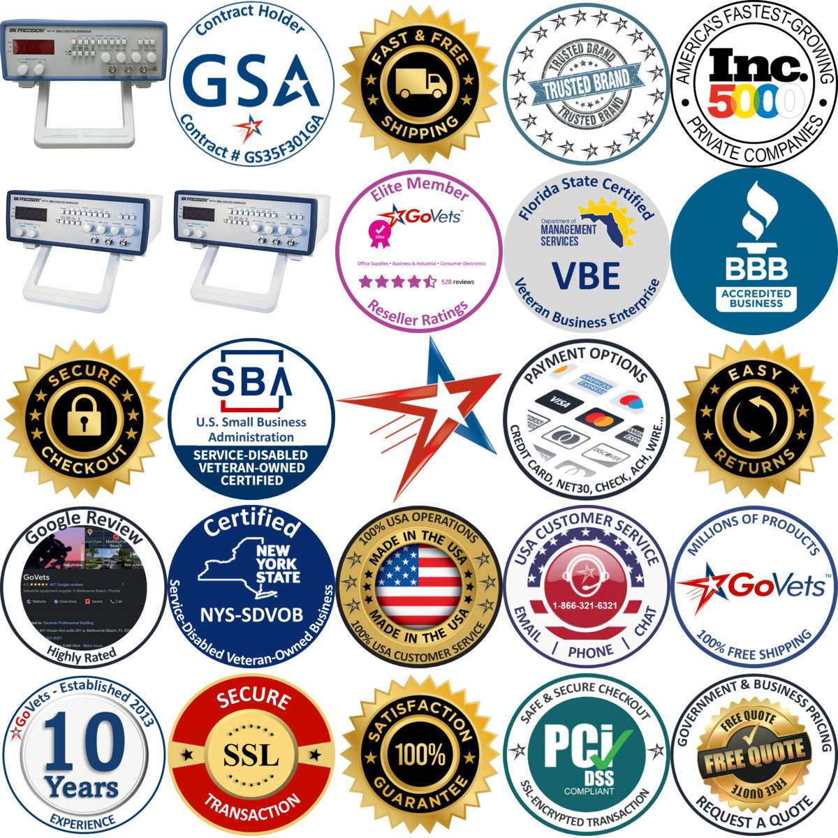A selection of Function Generators products on GoVets